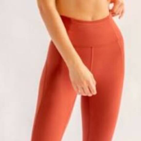 GIRLFRIEND COLLECTIVE Orange Bellami HiRise Compression Leggings S - Picture 1 of 10